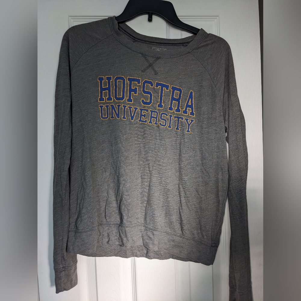 Hofstra University Gray Long Sleeve T-Shirt